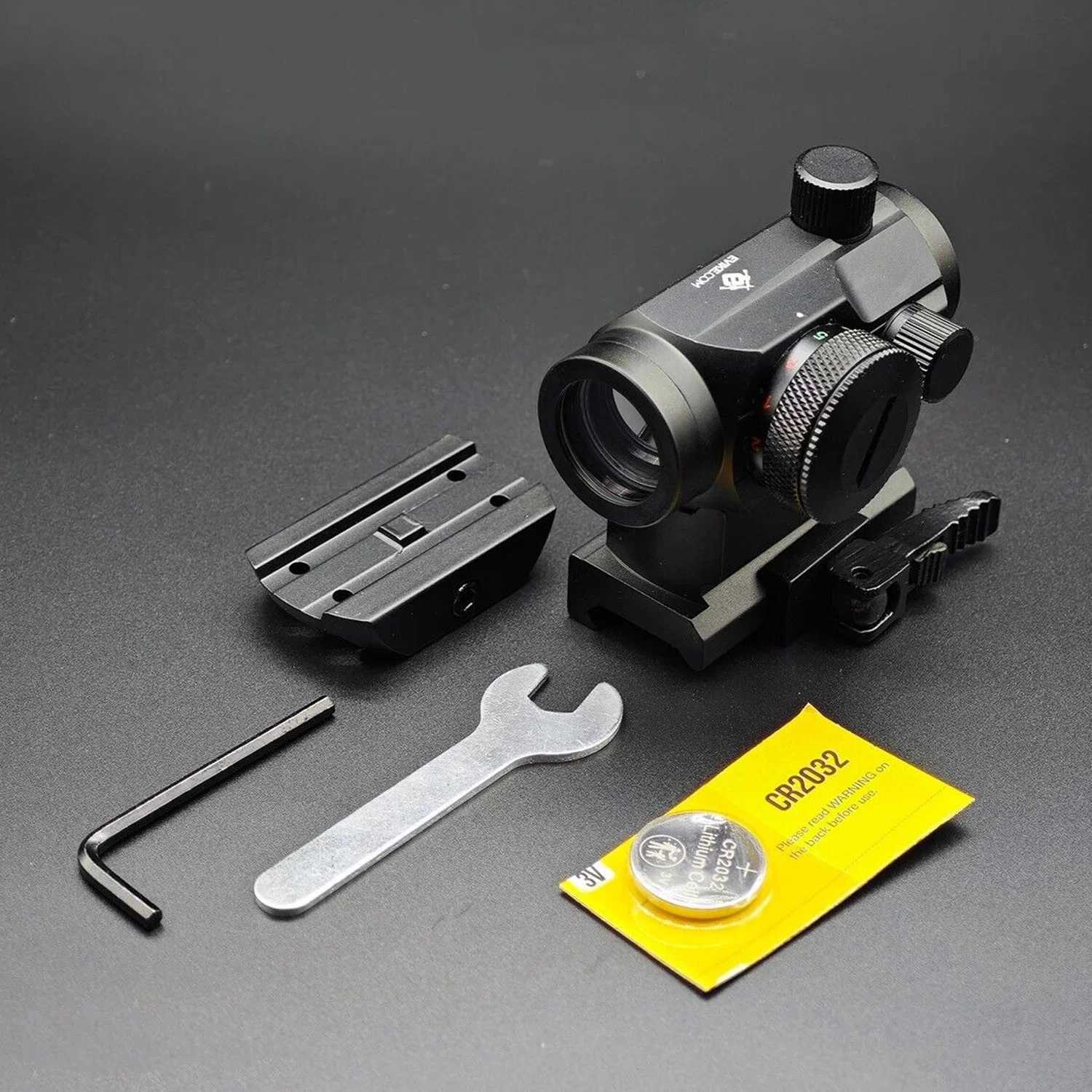 1 High Profile Red Dot Sight with 20mm Rail Mount 11 Brightness Settings adjustable windage/elevation. R250730