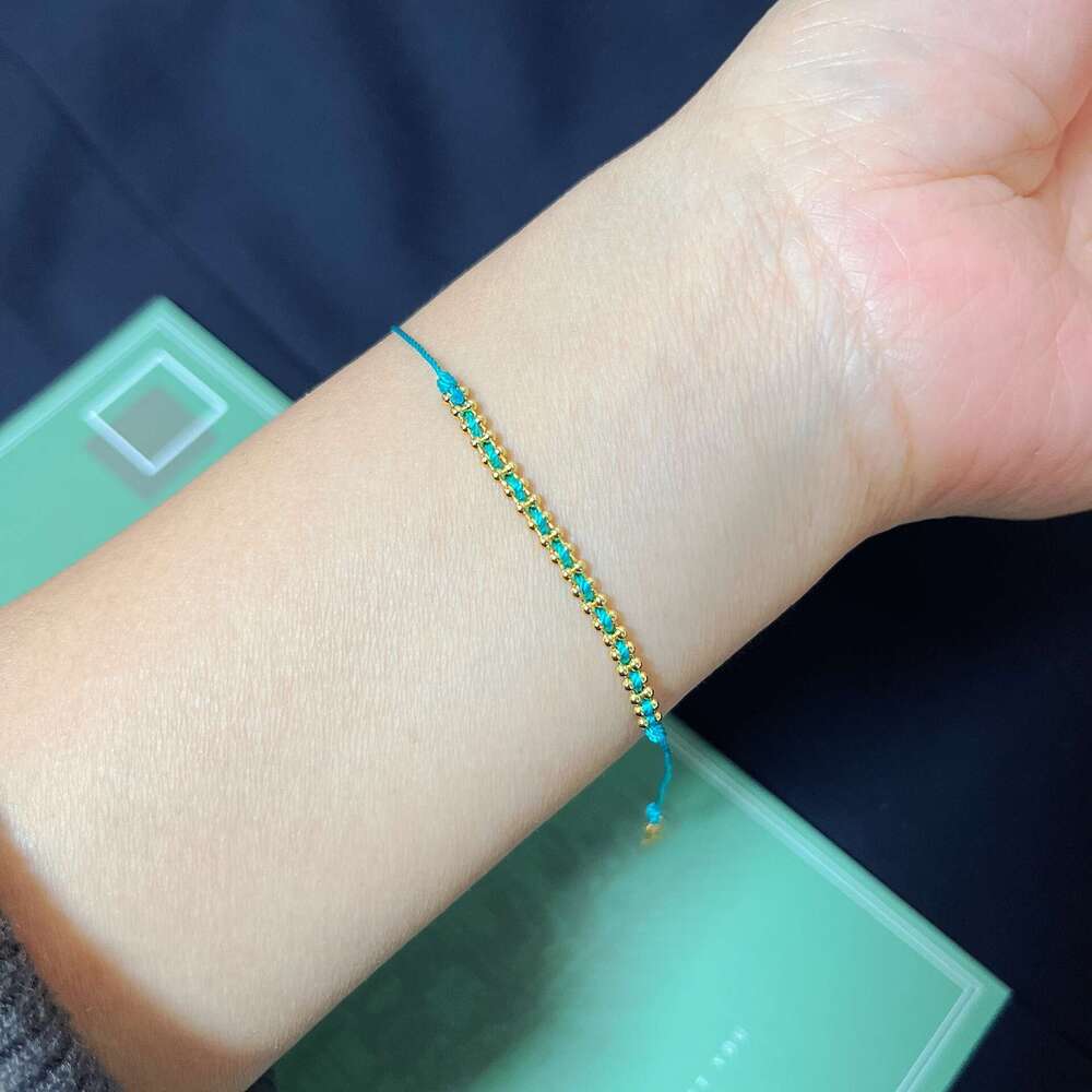 French House Love Interwoven Red String Zodiac Year Lucky Fortune Bead Spliced Woven Bracelet for Men and Women