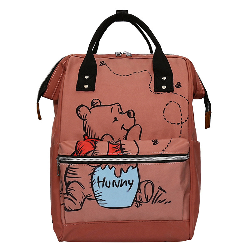 Disney Large Volume Pixar-Inspired Winnie-The-Pooh Patterned Toddlers On-the-GO Backpack Perfect Companion for Little Explorers X250412
