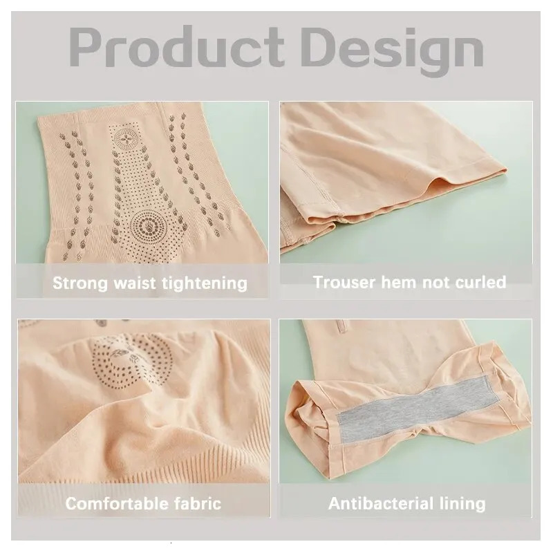 Two Piece Womens Breathable and Tight Fitting Short Tight Fitting High Waist Shaping Pants Womens Shaping Shorts 250726