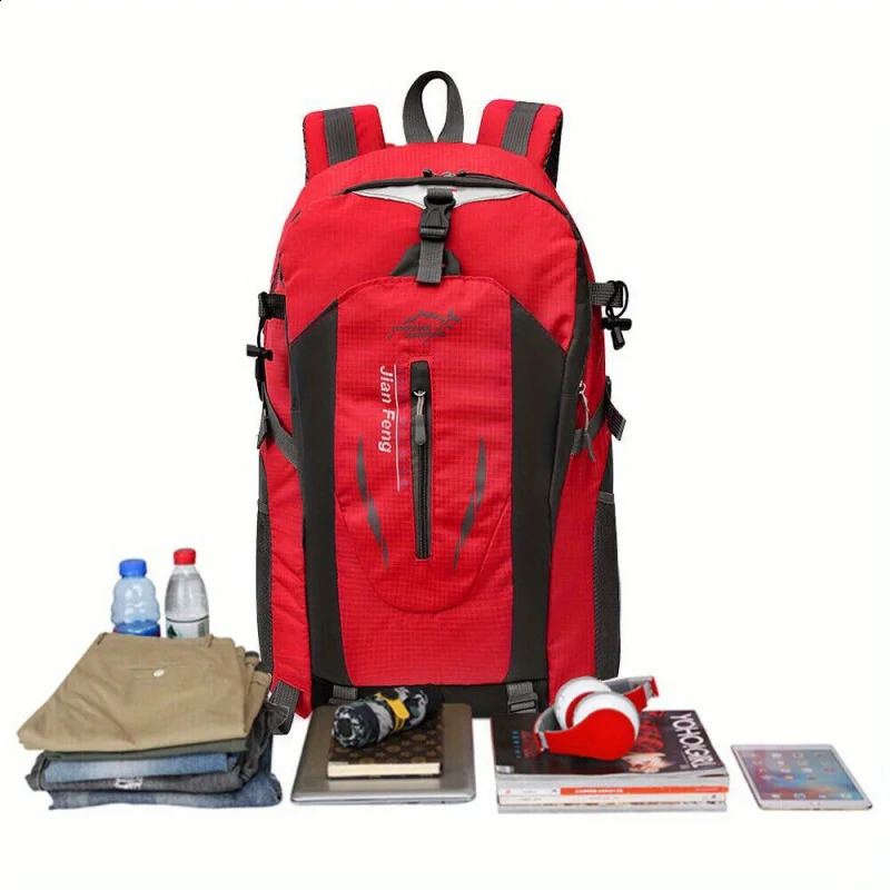 Outdoor Backpack Mens Large Capacity Travel Lightweight Casual Hiking Sports Waterproof Mountaineering Bag 250729