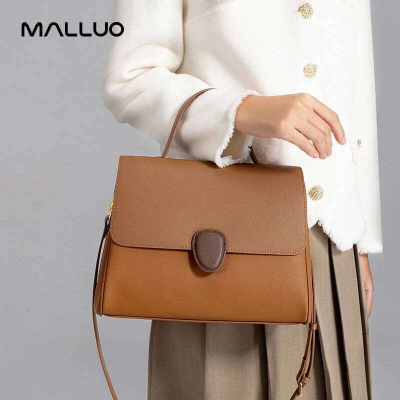 Women Cow Genuine Leather Handbag Female Large Capacity Retro Cowhide Shoulder Messenger Bag For Ladies Clutch Tote Bags bag