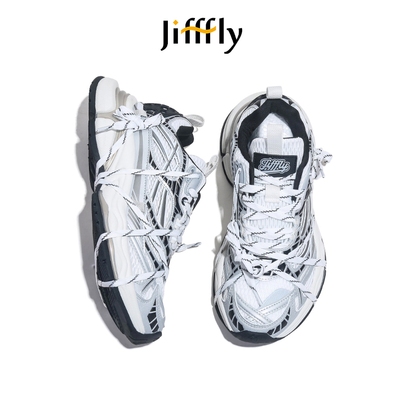 Jifffly father for men and women, summer 2025 new couple versatile thick sole sports shoes