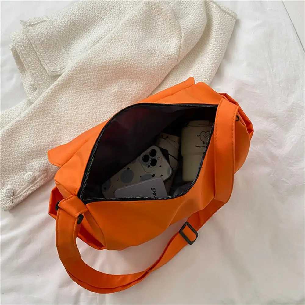 Oxford Hobos Crossbody Bags Solid Casual Zipper Womens Bags 2024 Fashion High Capacity Solid Color Single Shoulder Totes Bag Y250730