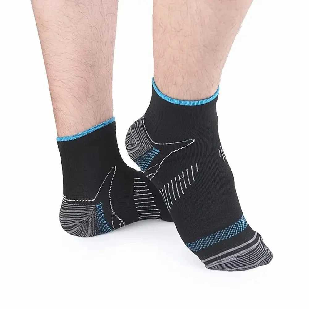 1/6 Pairs Men Plus Size Compression Sports Socks Foot Fascia Design Comfortable Breathable Deodorizing Running Cycling Socks Z250731
