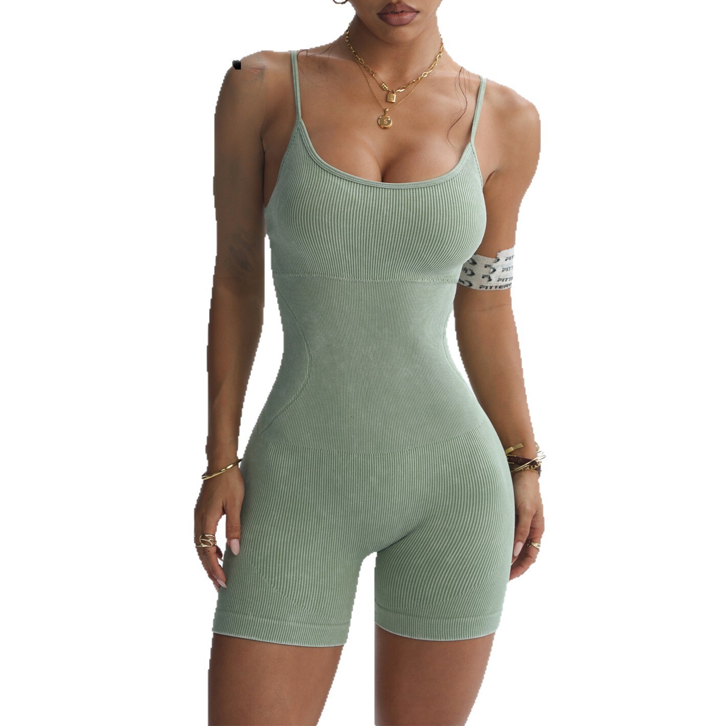 Seamless Yoga Hip-Lifting Outdoor Sports Fitness One-Piece Suit Backless Shapewear