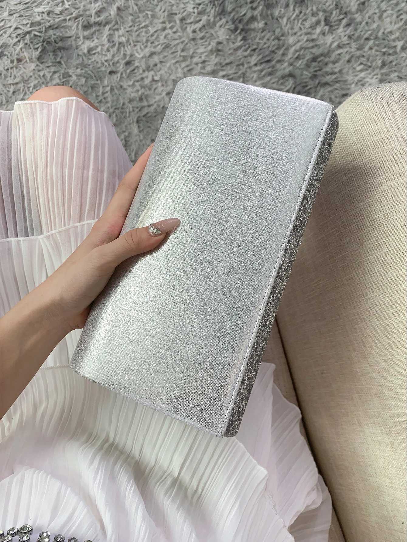 Glitter BlingShiny Elegant And Fashionable Envelope Clutch Bag Party Wedding Handbag For Women Dinner Bag Y250730