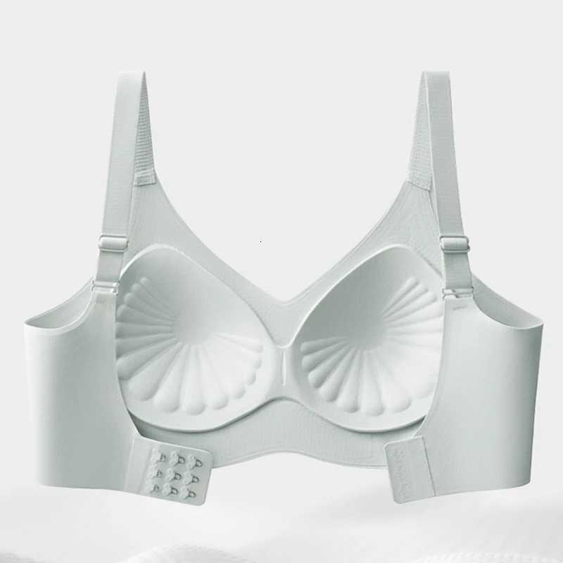 Fixed Cup Push-Up Bra Anti-Sagging Wire-Free Secondary Breast Adjustment Bra Seamless Back-Beautiful Underwear for Women Z250730