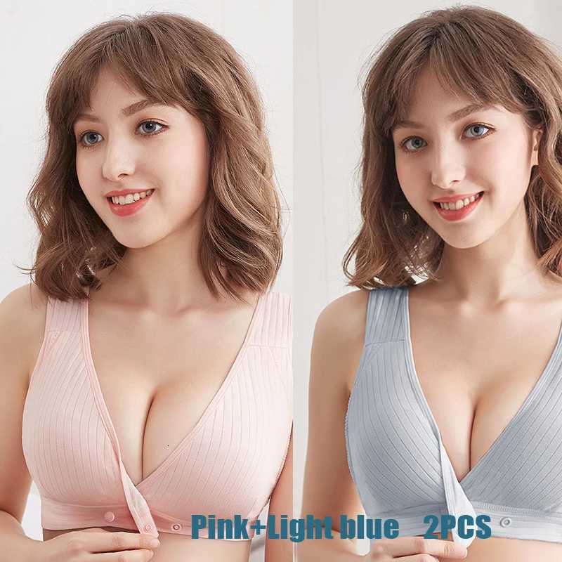 1-2PCS Womens Summer Cotton Thin Clustering Non-Sagging Front-Buckle Bra Comfortable Traceless Vest-Style Womens Underwear Z250730