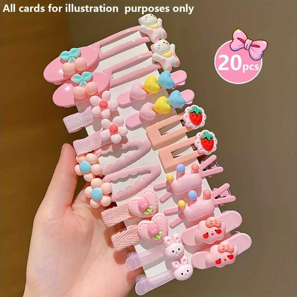 20 Pieces of Sweet Hairpins Cute and Versatile R250730