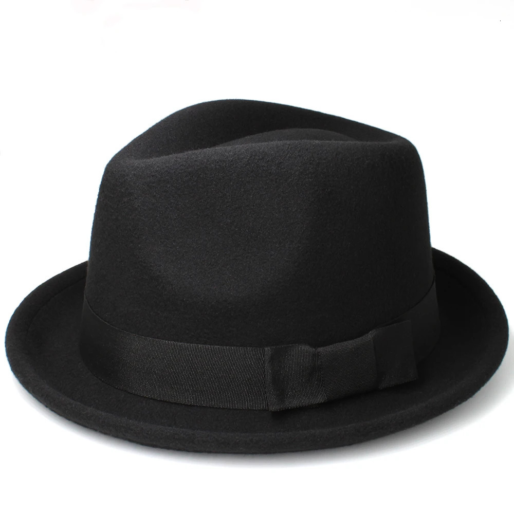 Men Women Fedora Hats Trilby Sunhats Panama Caps Classial Retro Jazz Outdoor Travel Party Street Style Winter Warm Size L 7 1/4 250730