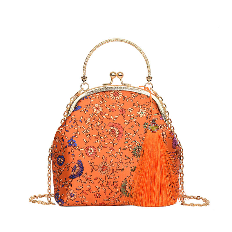 Hanfu Qipao Handbag High-end Exquisite Shell Chinese Style Embroidery Chain Shoulder Crossbody Bag ddmymoon