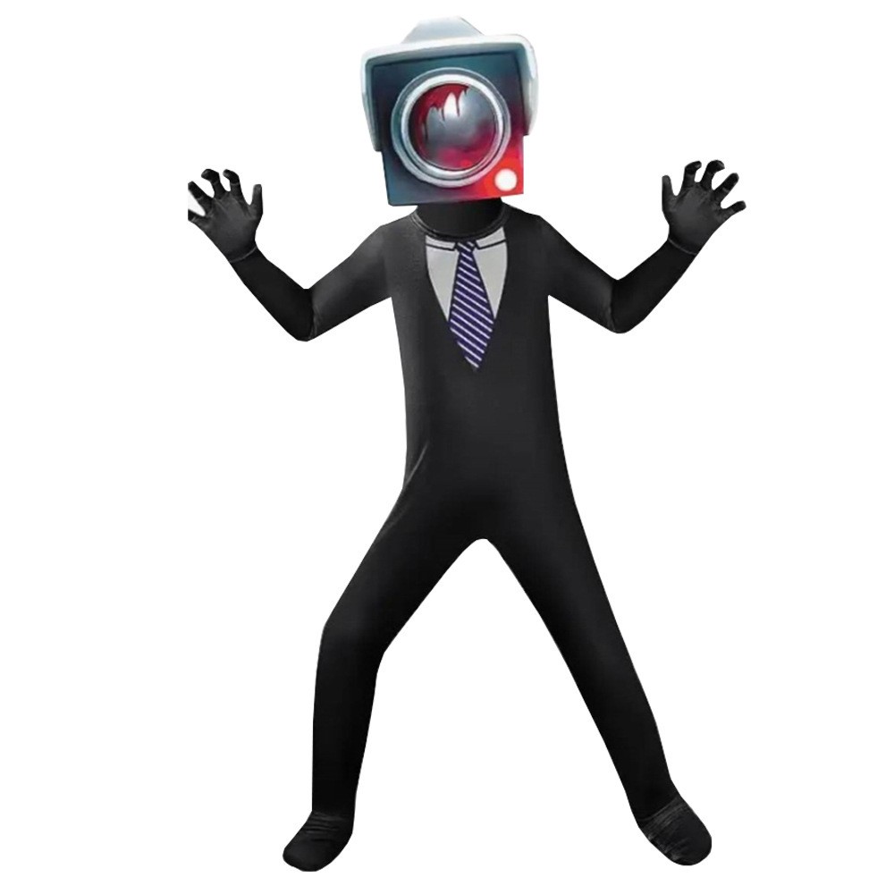 Children's Halloween TV people, photographers, toilet man, cosplay costumes, horror character restoration, party performance costumes