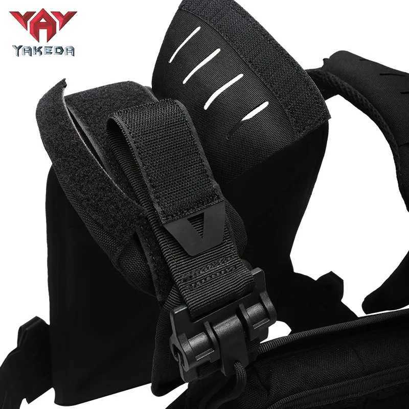YAKEDA 6094 Combat Vest Outdoor Hunting Protective Shoulder Adjustable Air Flexible Board Carrier 1000D Outdoor Multi-Function XJ250730XJ251114