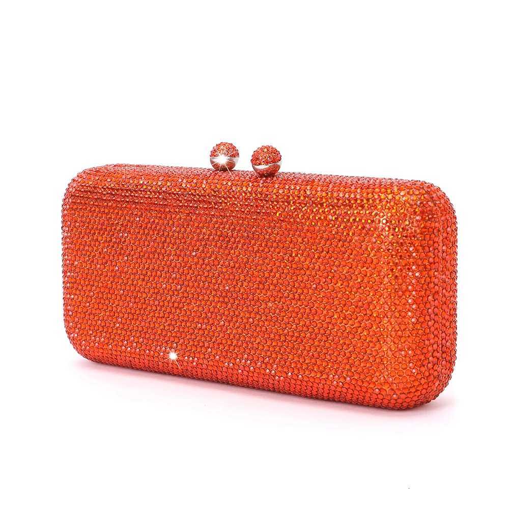 2025 Italys latest design elegant ladies wedding party dinner gift Crystal gold silver diamond evening clutch bag Y250730