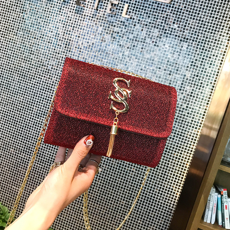 Designer Bag Trendy Women's Bag 2025 New Luxury Bag Small Bag Women's Fashion Korean Version Double S Chain Women's Crossbody Bag Cross