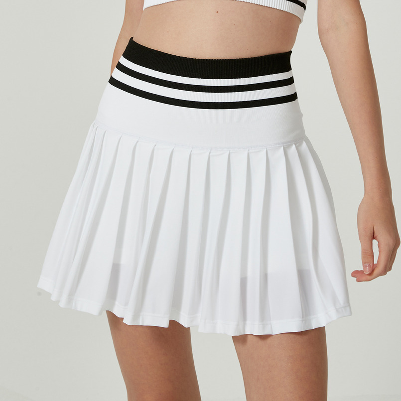 Zhejin Cloud Feel Breathable Sports Vest Hip Cover Slimming Outdoor Fitness Tennis Anti-Exposure High Waist Yoga Short Skirt