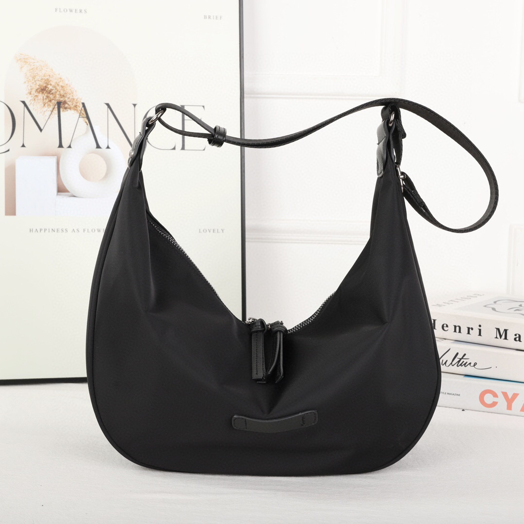 PY955D Women Fashion Bags Cross Body Oxford Genuine Leather Daily Leisure Bag With Large Commuting Capacity Waterproof Cloth