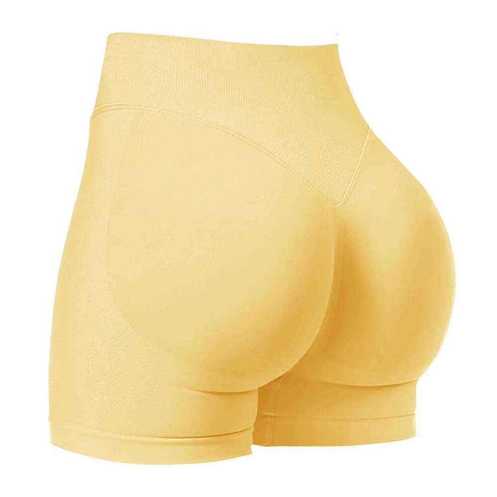 CZGUKE4.5''Shorts Seamless Low Ribbed Waistband Gym Scrunch Bum Yoga Booty High Stretch Running Bike Shorts