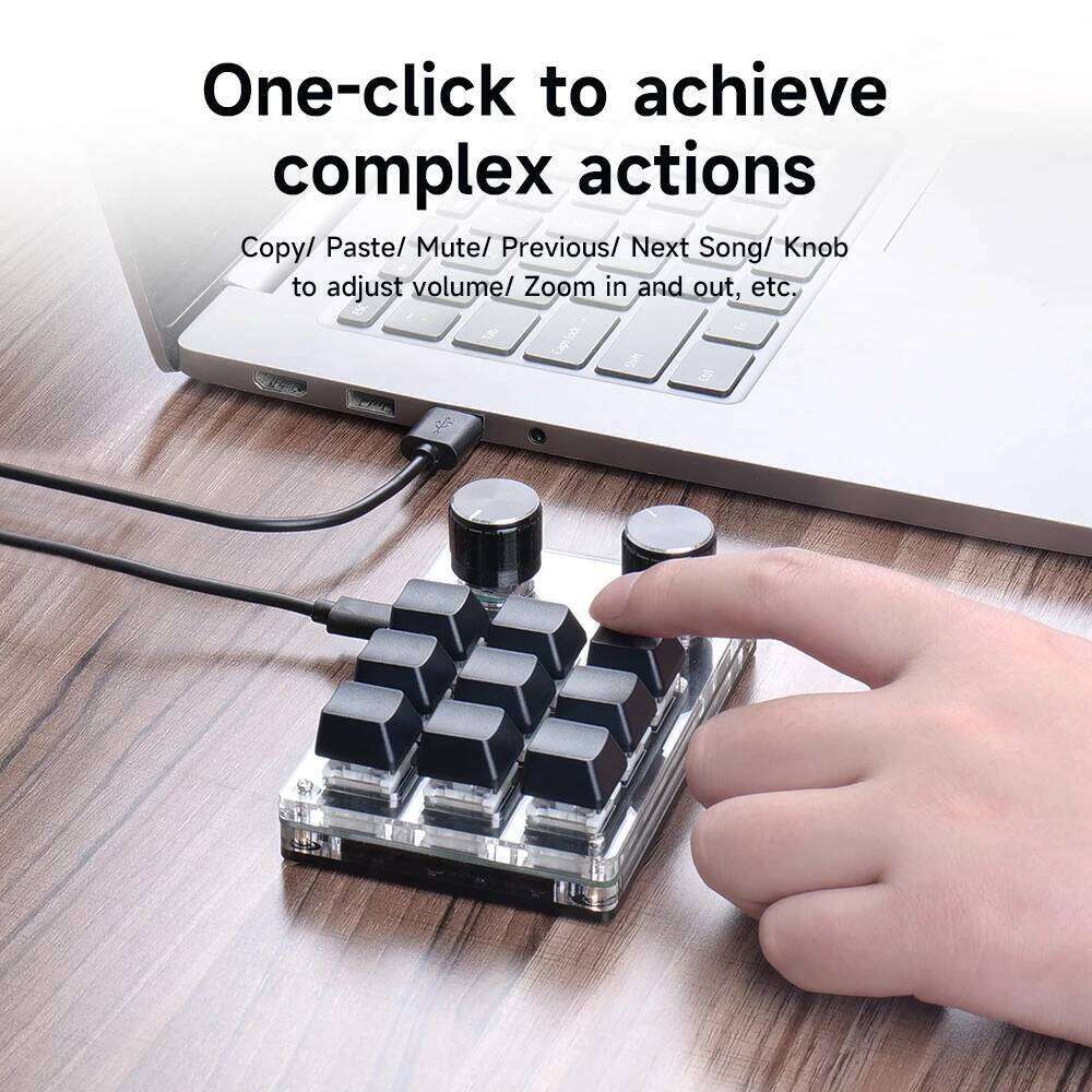 Designer Brand USB Volume Buttons Knob Programming Ro Games Hot Swap Mechanical Red Switch BT Keyboard
