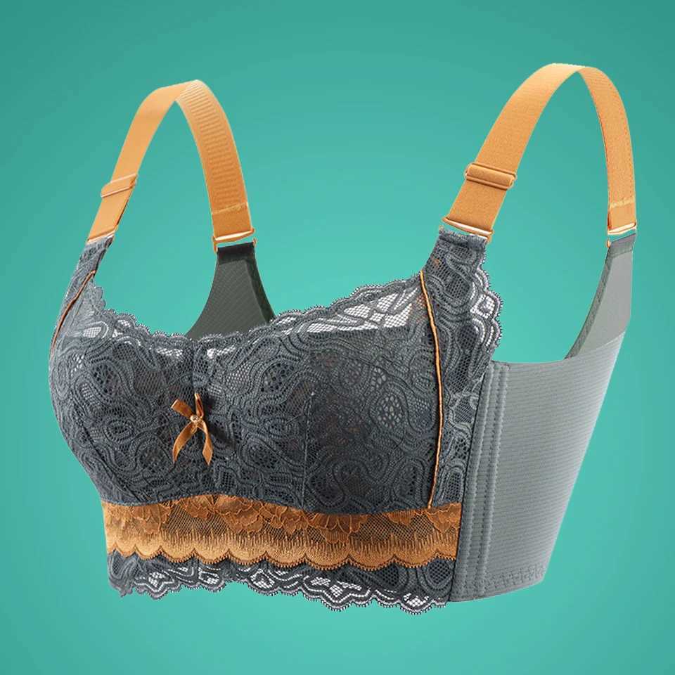 Wireless Bras for Women Thin Cup Lingerie Plus Size Lace Underwear Minimizer Brassiere C D E Cup Lace Underwear Push Up Lingerie Z250730