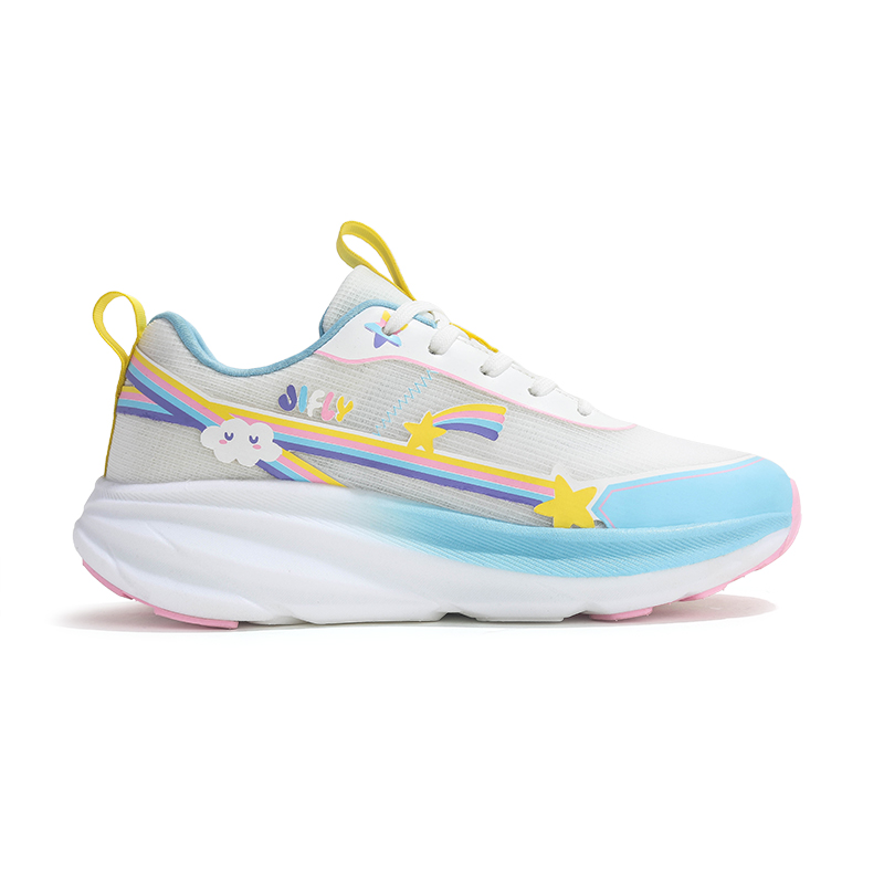 Jifffly Women's Sports 2025 Summer New Lightweight Breathable Soft Sole Shock Absorbing Sneakers Low Top Shoes
