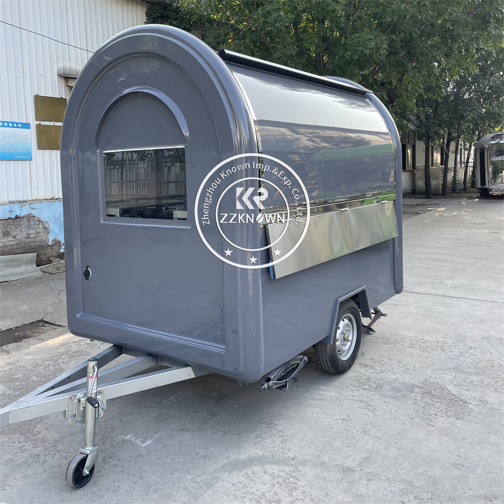 Concession Street Ice Ice Cream Cart Mobile BBQ Burger Pizza Remorque Concession Fast Food Trailer Mobile Food Truck avec cuisine complète