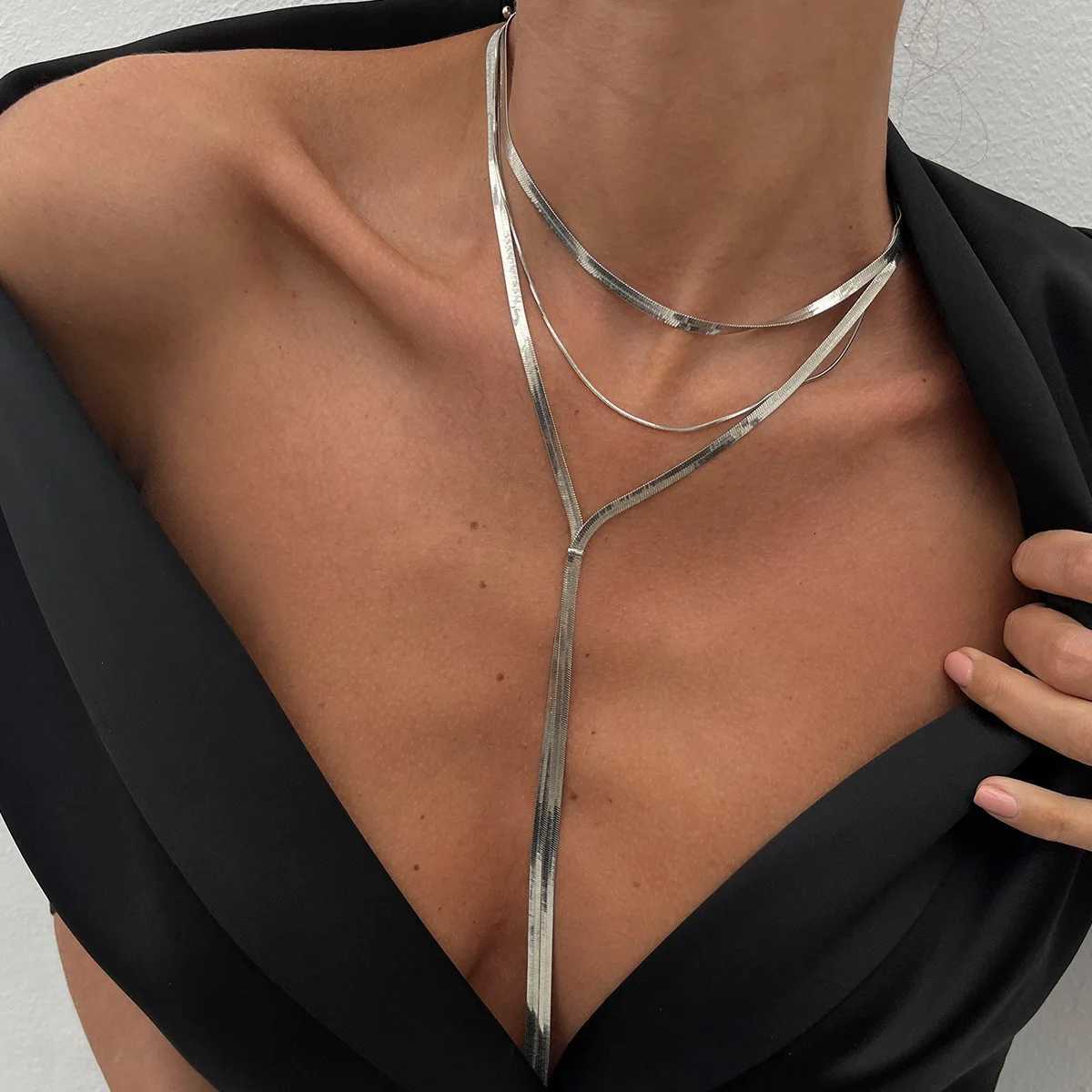Vintage Starfish Multilayer Necklaces Pendants for Women Girl Gold Color Beach Style Choker Long Necklace 2019 Boho Jewelry Z250731 Z250910