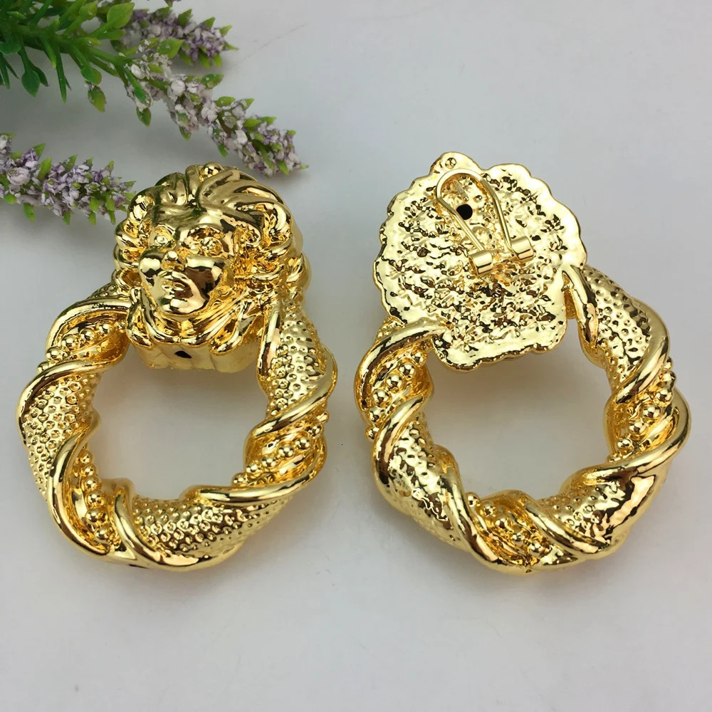 Big Bold Earrings Huge Earrings Brazilian Jewelry for Women Party Gift FHK19059 250730