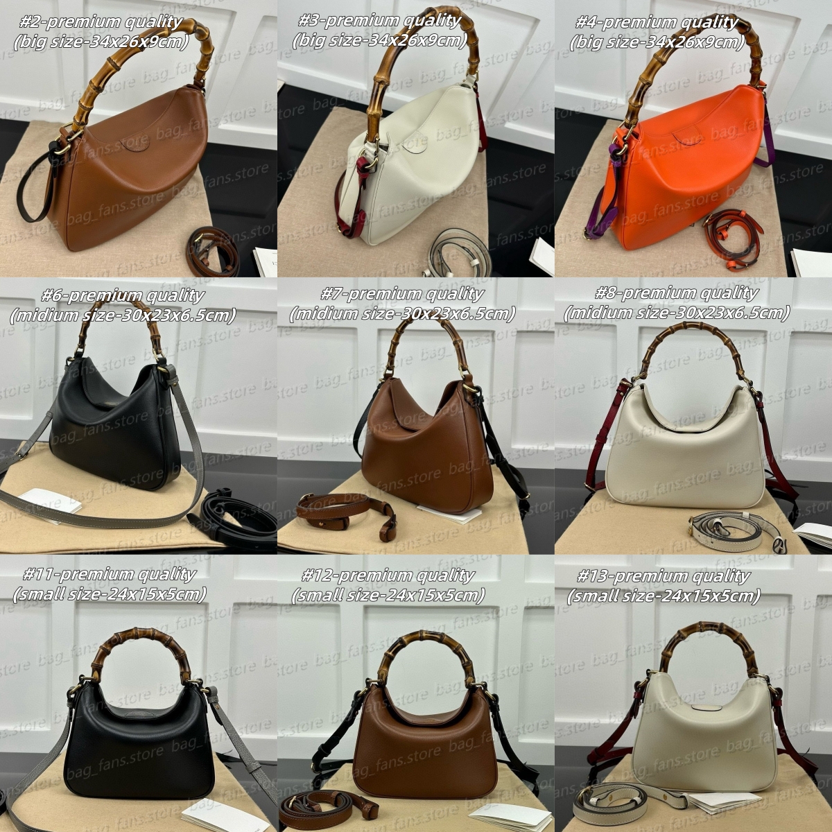 (go off picture not the description) 10A Premium Designer Handbags Women's Bamboo Handle Bags Luxury Outdoor Purses Festival Gifts 31985