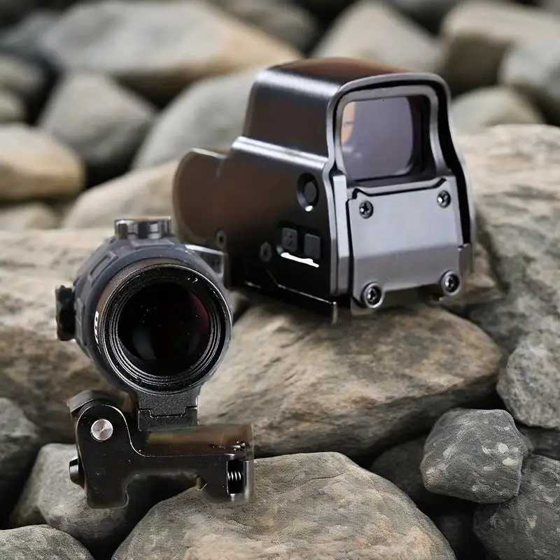 558+G43 Magnifying Glass Holographic Sight Kit Red/Green Dot Sight - Enhanced Visibility Accuracy R250730