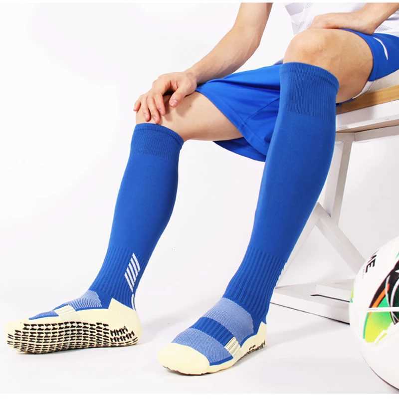 Long Tube Anti-Slip Soccer Socks Towel Bottom Breathable Football Socks Adults Youths Kids Outdoor Sport Knee High Non-Slip Sock Z250731