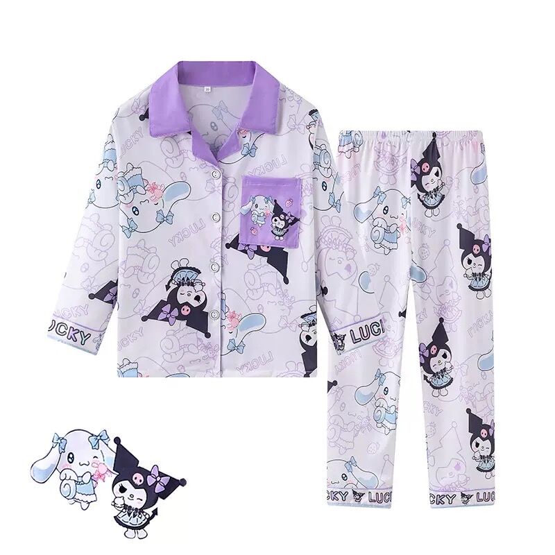 Durable, Stylish Kids' Bedtime Wear - Fun Sanrio Designs for Little Ones