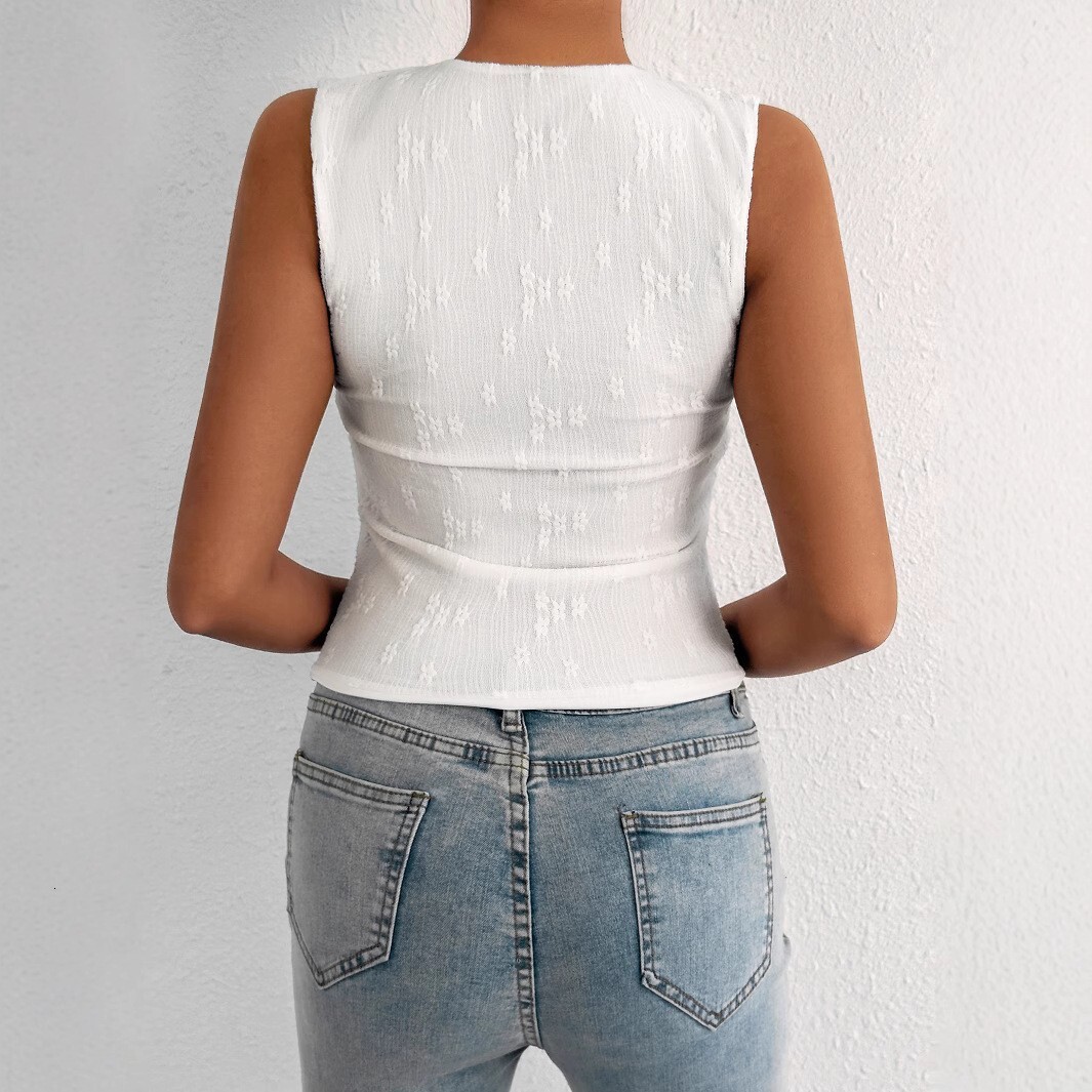 2025 New Fashion Lace Women's S T-shirt European and American Summer Women's S Sexy Slim Bottom Pants New Designer T-shirt