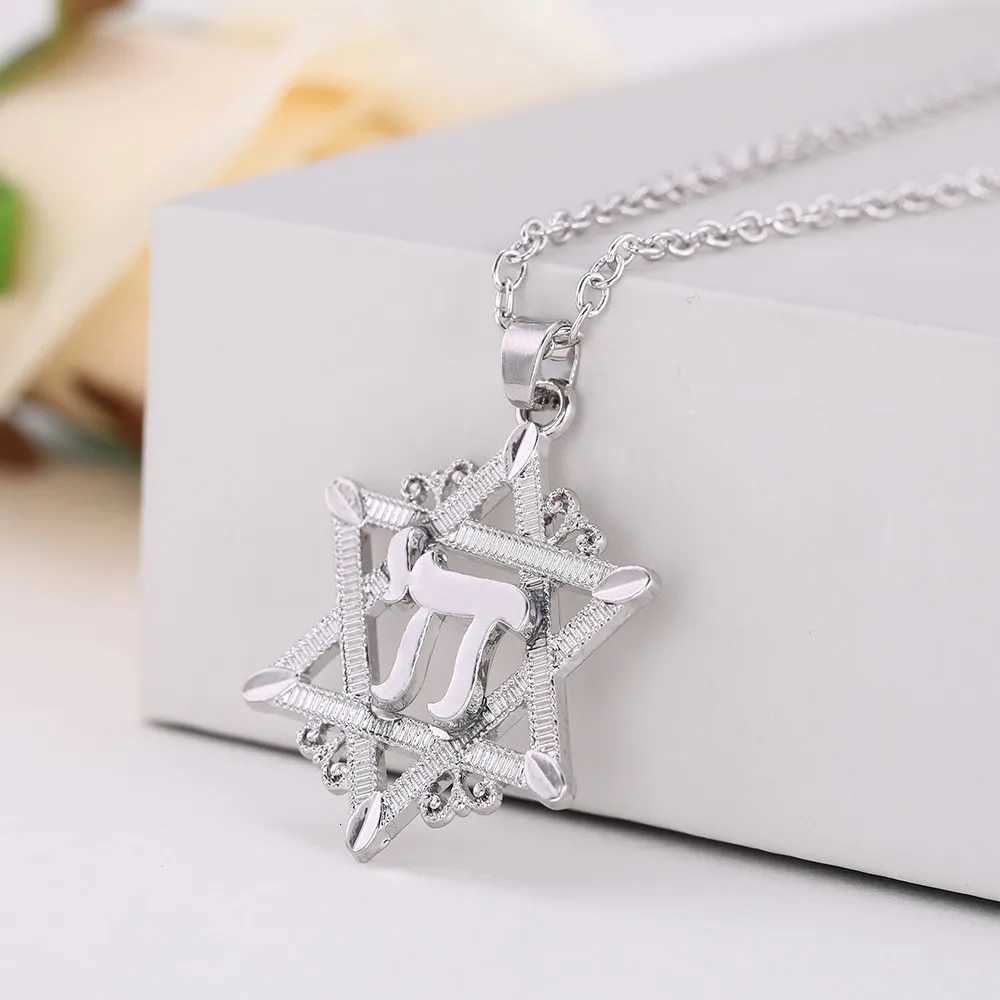 Lemegeton Bottle Pendant Necklace Men David Star Necklace Gold Color Chain Necklace Religious Symbols Jewelry Israel Je Z250731 Z250910