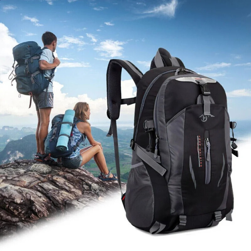 Outdoor Backpack Mens Large Capacity Travel Lightweight Casual Hiking Sports Waterproof Mountaineering Bag 250729