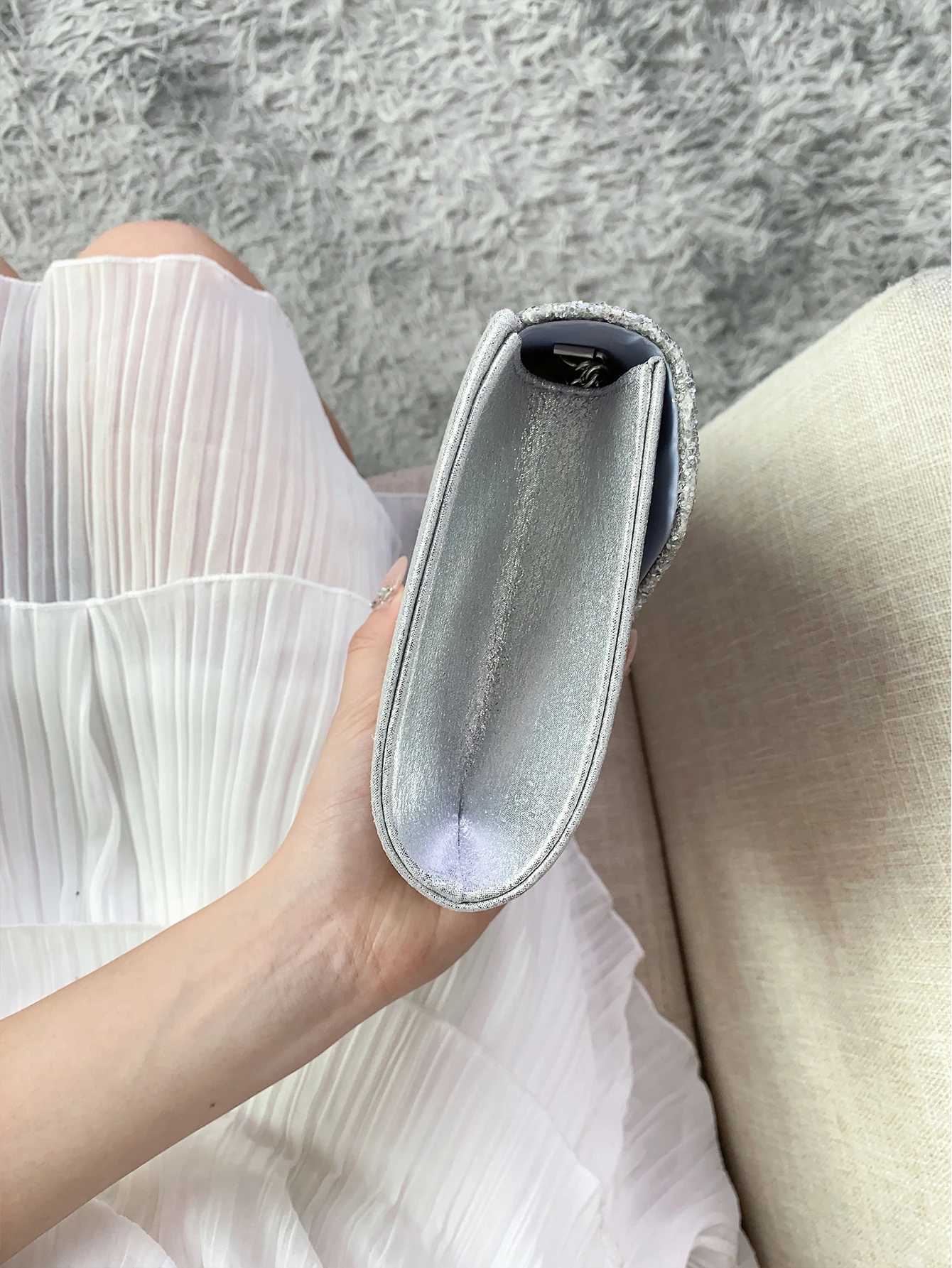 Glitter BlingShiny Elegant And Fashionable Envelope Clutch Bag Party Wedding Handbag For Women Dinner Bag Y250730