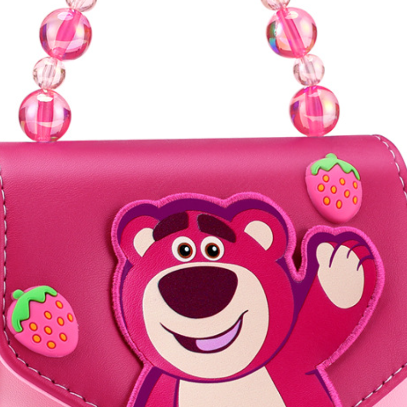Disney children's crossbody bag cartoon handbag for little girl birthday gift pearl handbag for baby girl princess bag convenient to carry mini b
