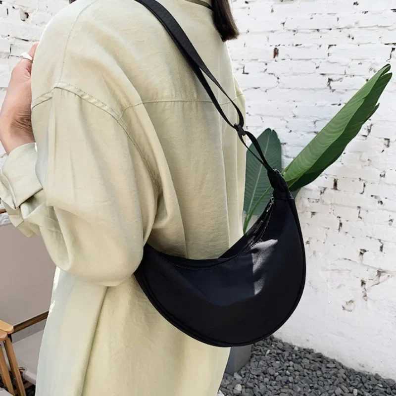 Upgraded Version Crossbody Bag New Trendy Dumpling Bag Lightweight Small Body Bag Underarm Bag Single Shoulder Canvas Bag G250729