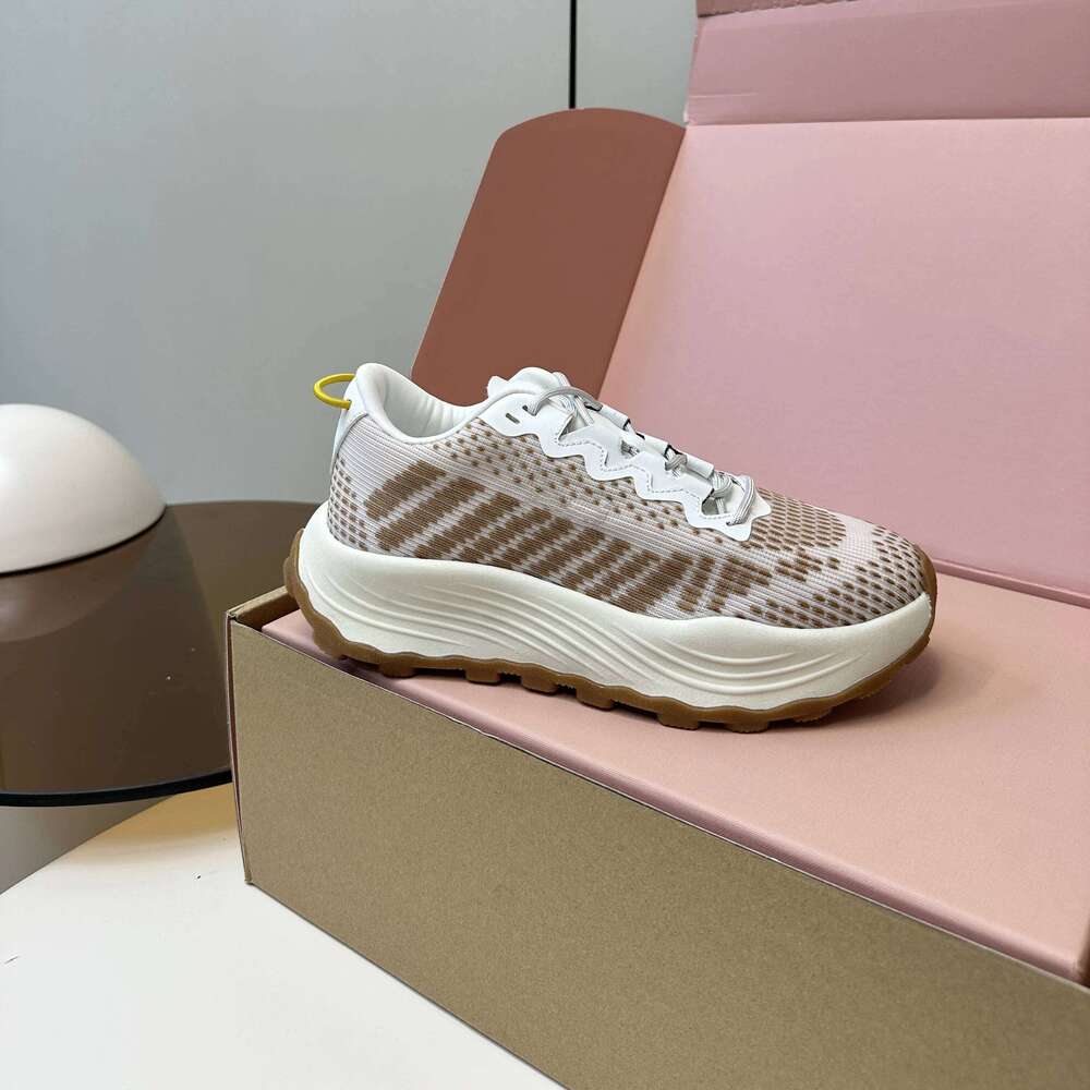 New Women Size35-44 Couple Sneakers Flat Platform Sports Mesh Flats Round Toe Lace Up Designer Shoes Zapatillas De Mujer 99f