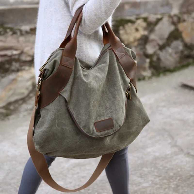 Womens Shoulder Bag Large Handbag Womens Canvas Bag Travel Bags Crossbody Bag Overnight Bag G250729