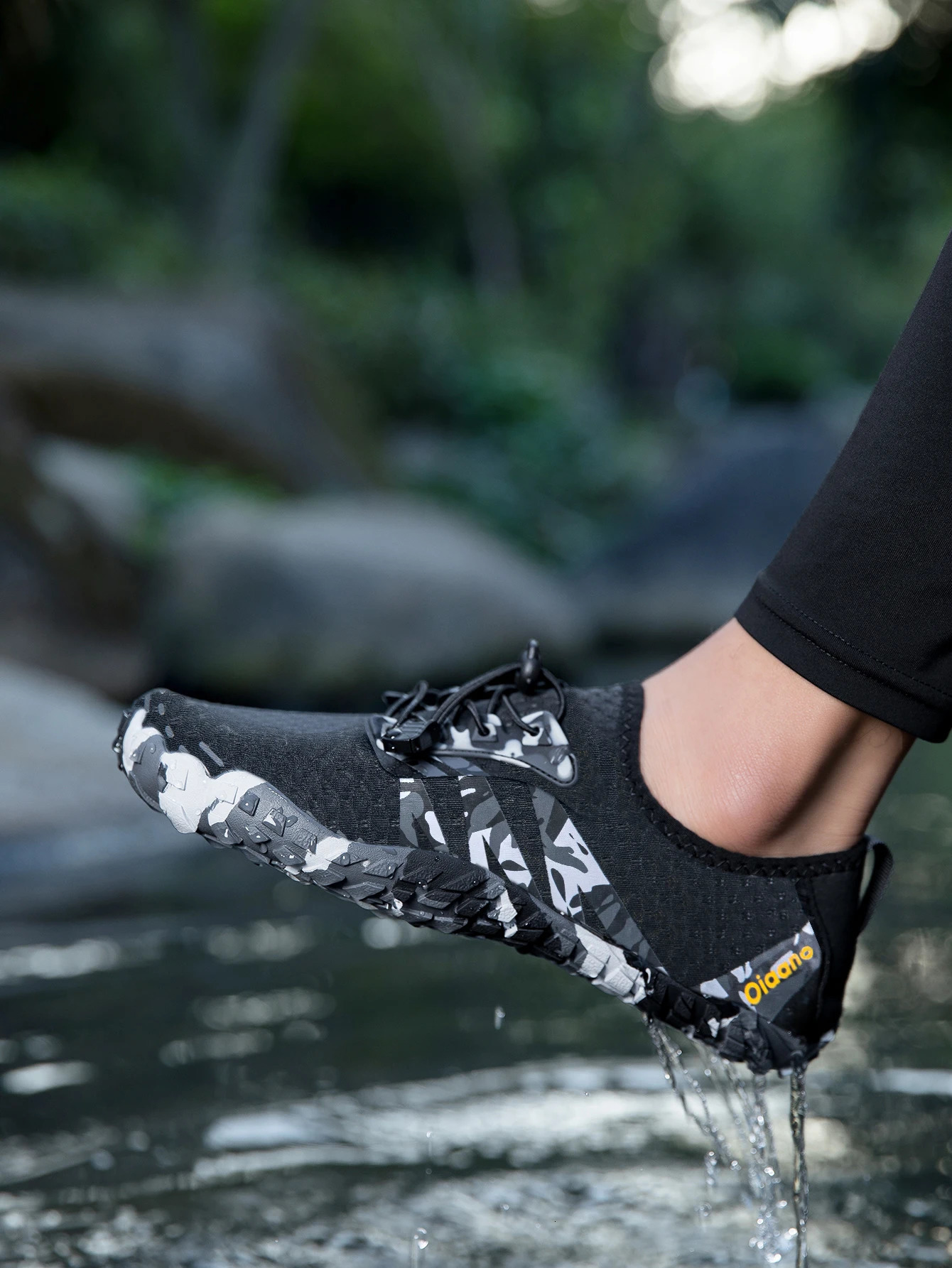 Oiaano Unisex Man Woman Shoes Anti-Non Slip Durable Black Water Barefoot Soft Sole Light Breathable Sport Outdoor Walk Running 250725