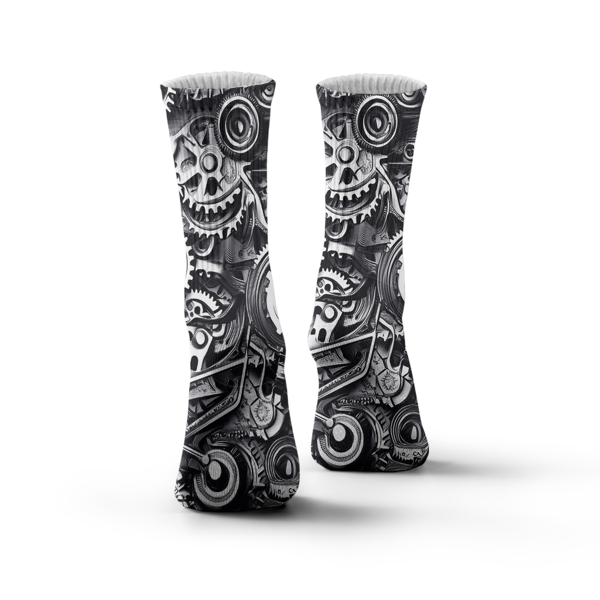 Steampunk Gear Design Unisex Tube Designer Socks C129