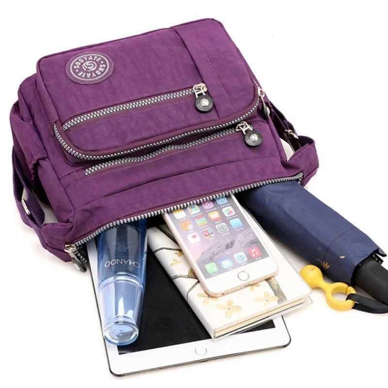New Women Handbags Casual Crossbody Shoulder Bag Womens Nylon Waterproof Messenger Bags For Ladies Diagonal Bag Travel Purses G250729