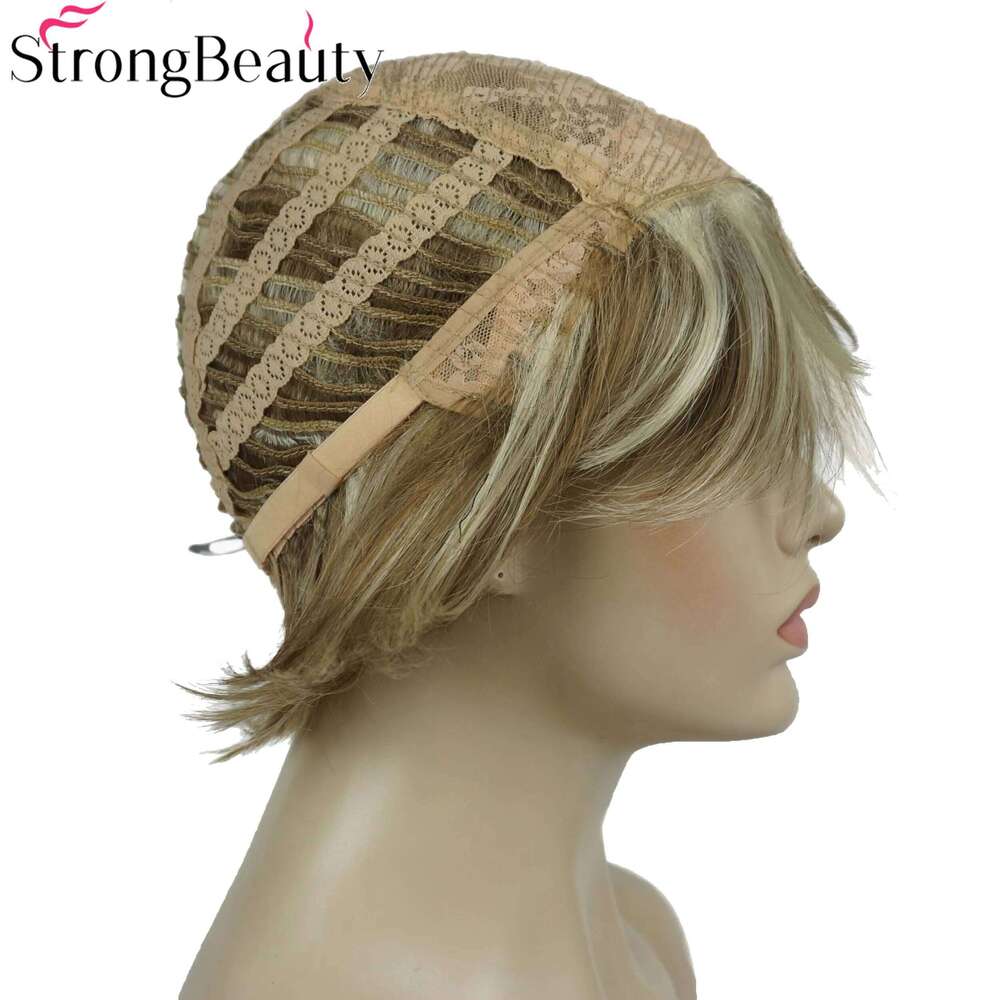 StrongBeauty Synthetic Short Straight Wigs Women's Hair Natural Wig