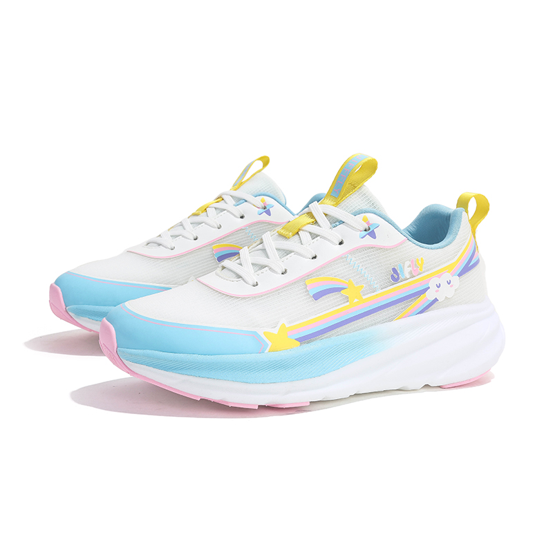 Jifffly Women's Sports 2025 Summer New Lightweight Breathable Soft Sole Shock Absorbing Sneakers Low Top Shoes
