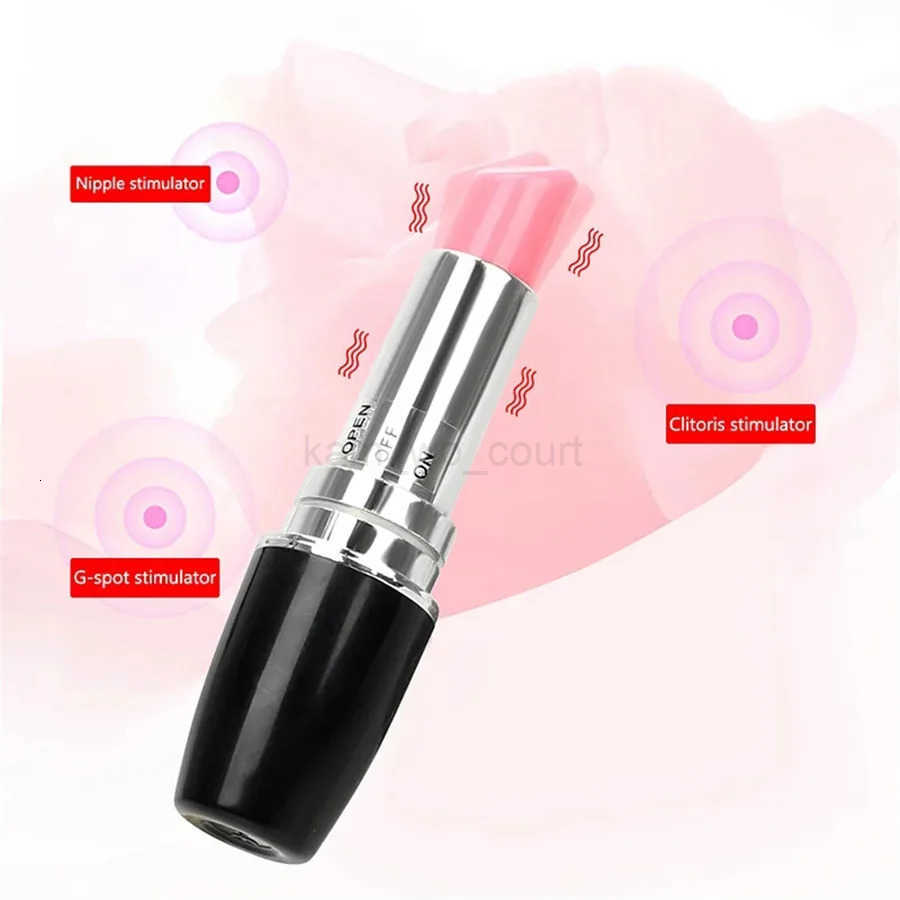 Mini Secret Lipstick Vibrator Bullet Vibrator G-spot Massager Clitoris Stimulator Masturbator Sex Toy for Women Adult Toys M250731