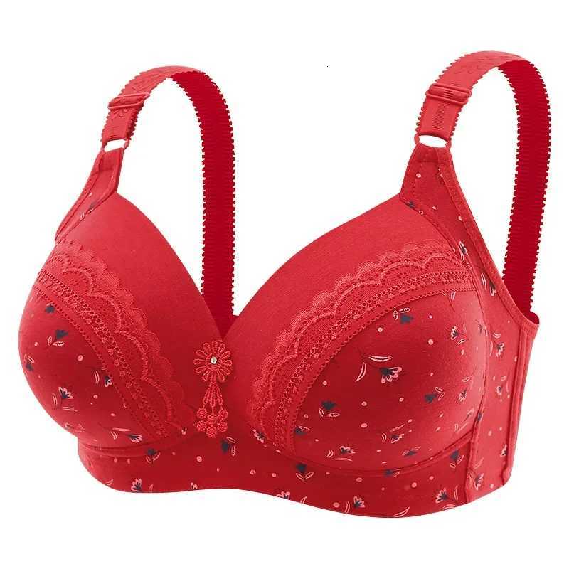 46-52 B/C/D Lace Bra Plus Size Bra for Women Underwear Bralette Sexy Female Large Size Push Up Brassiere Soft Thin Cup Lingerie Z250730