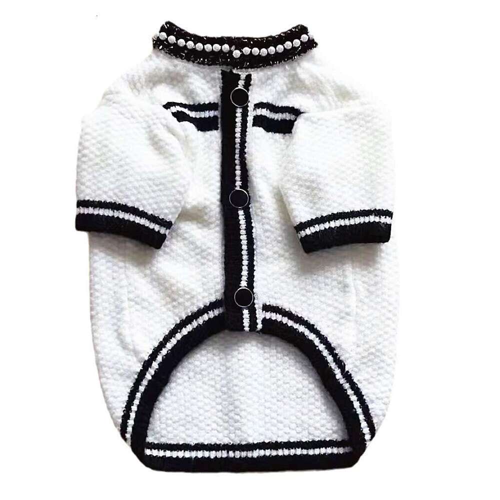 Dogs Apparel Designer dog clothes Autumn Winter Pet Sweater Pearl Style Knitted Warm Fashion Dog Cat wear Small and medium sized Pets Clothing