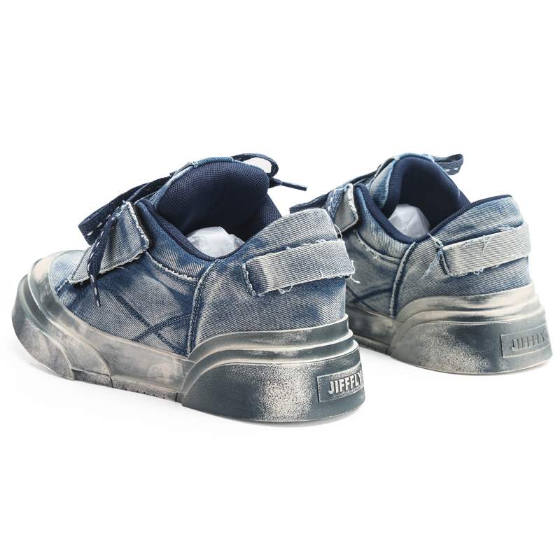 Jifffly Men's Retro Distressed Sneakers for Couples - Fall/Winter 2025